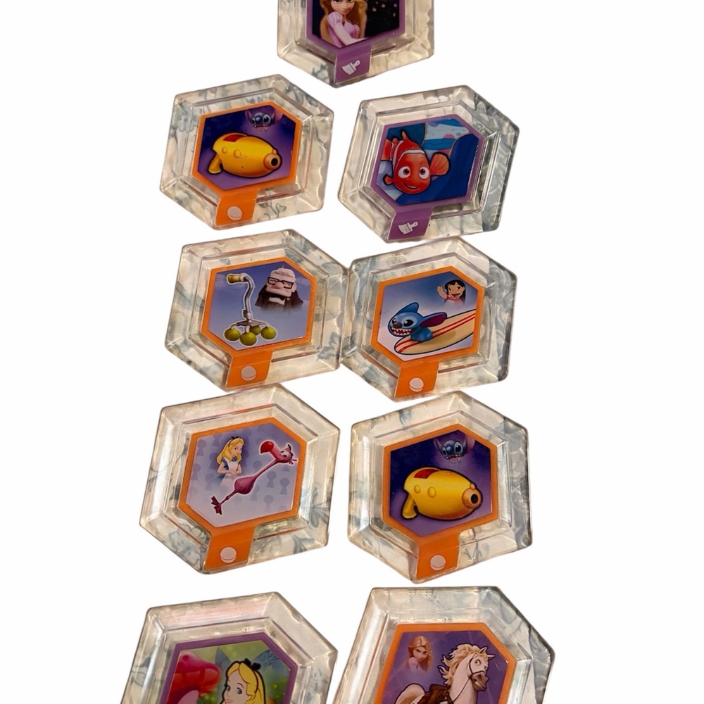 Disney Character Power Discs - Vibrant Multicolor Set